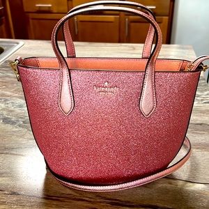 Kate Spade pink sparkle handbag